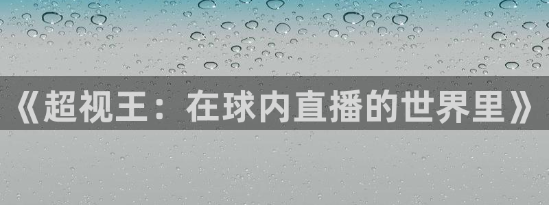 乐球吧nba在线直播：《超视王：在球内直播的世界里》